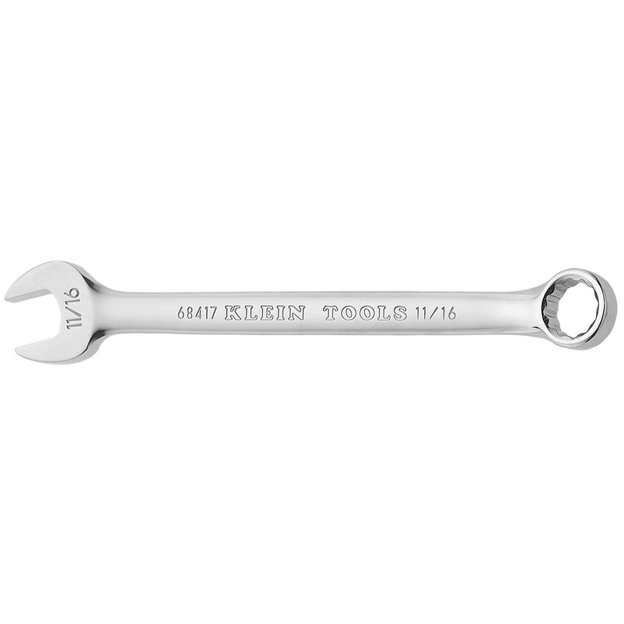Klein Tools, Combination Wrench 11/16in., Model# 68417